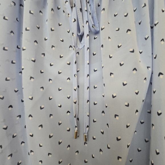 Alyx 3x Light Blue Women's Blouse - Picture 5 of 11